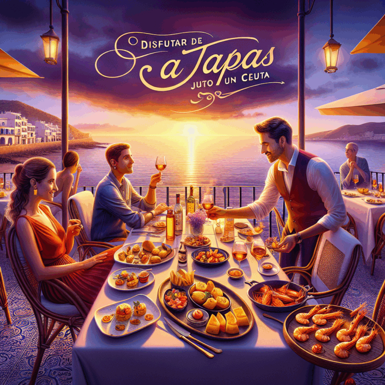 Disfrutar de tapas junto al mar en Ceuta