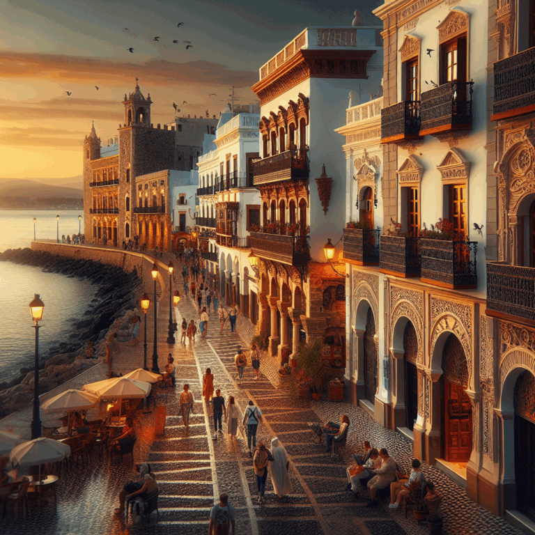 Pasear por el centro histórico en Ceuta