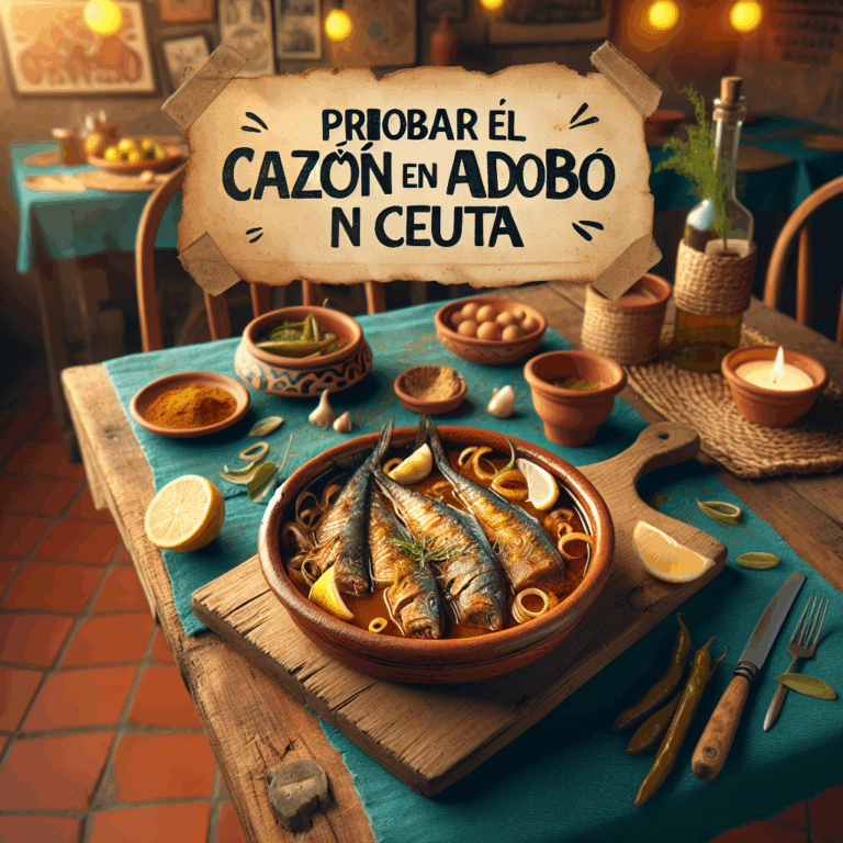 Probar el cazón en adobo en Ceuta