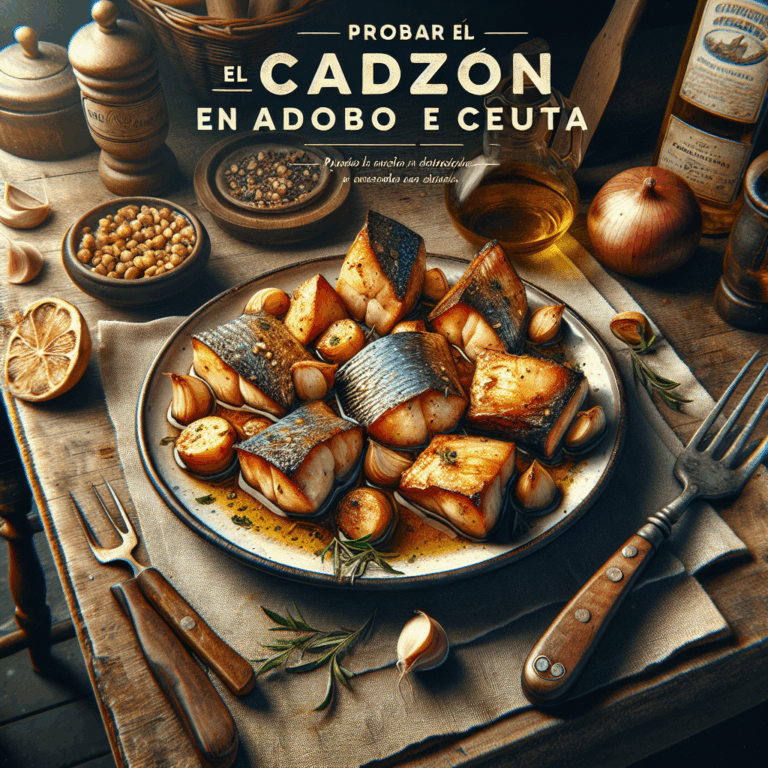 Probar el cazón en adobo en Ceuta
