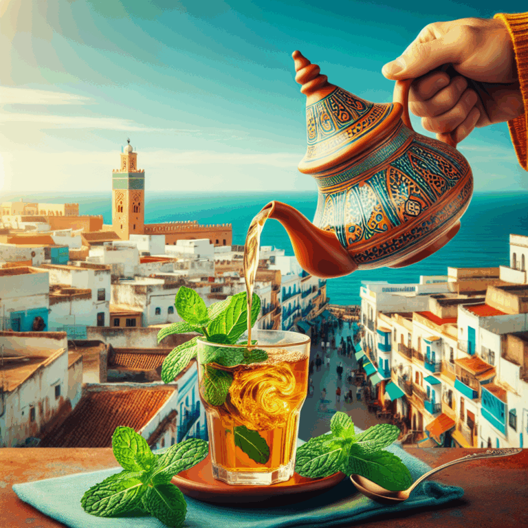 Tomar un té moruno con hierbabuena en Ceuta